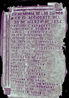 Placa de bronce, estación ferrocarril, - siguiendo caminos